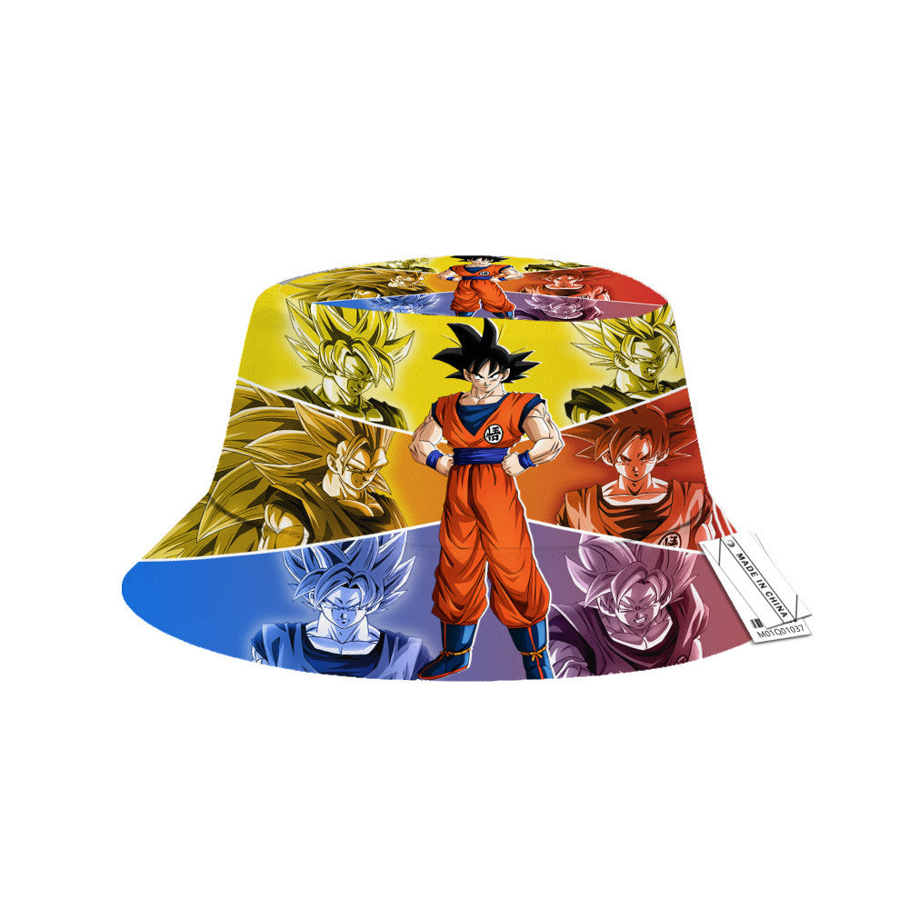 Cool Anime 3d Print Bucket Hat