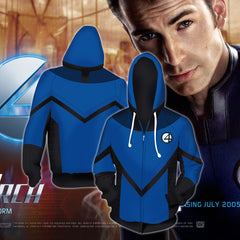 Unisex Fantastic Four 3D Printed Cosplay Hoodie