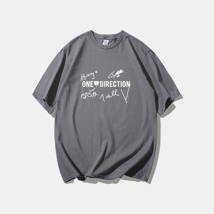 1D Signature Short Sleeve Crew Neck T-Shirt