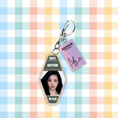 KPOP RAMI AHYEON Rhombus Keychain