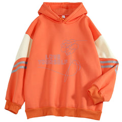 Trendy Kpop Love Yourself Aesthetic Pattern Loose Hoodie