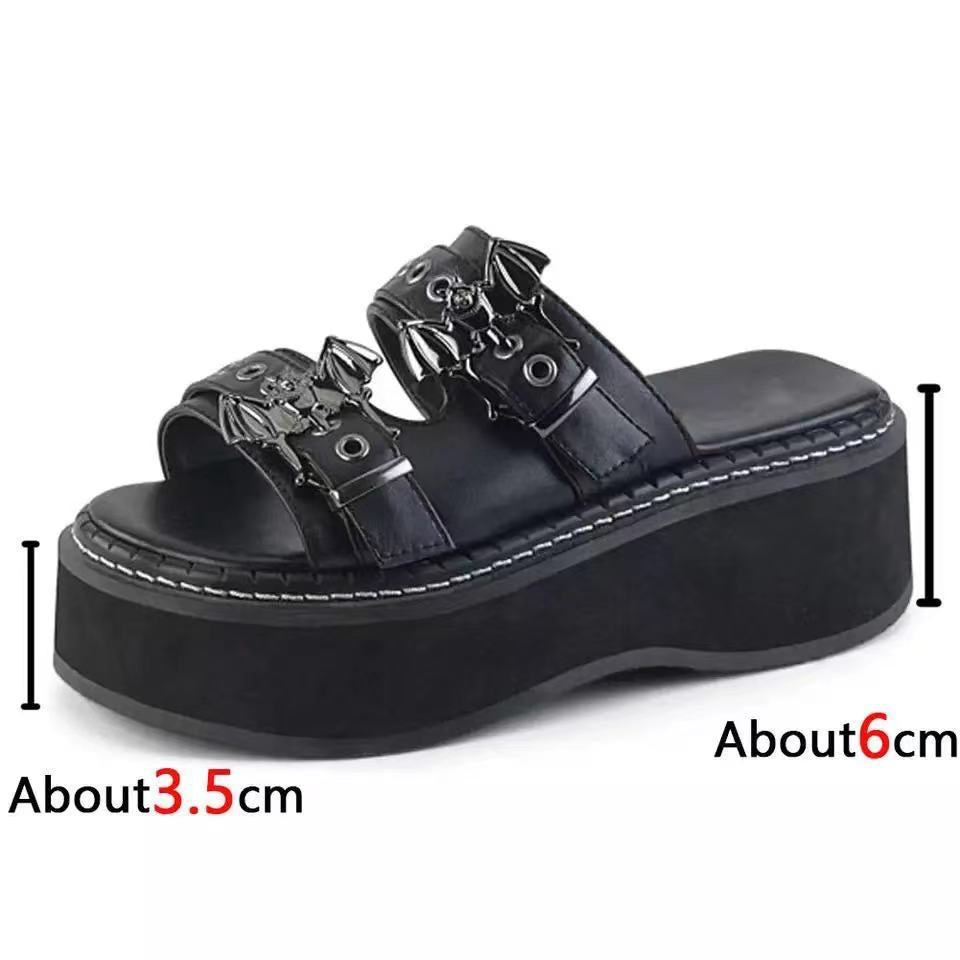 Women's Bat Thick-soled Sandals