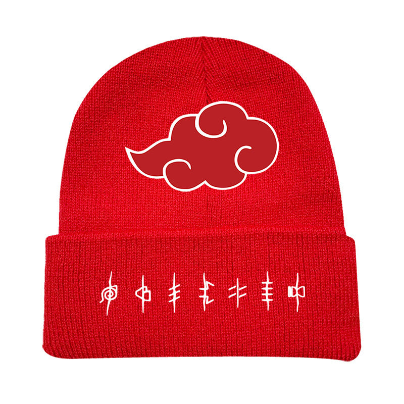 Versatile Anime Print Knitted Hat