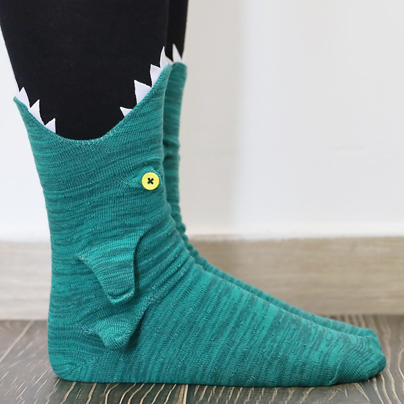 Unisex Crocodile Knitted Socks