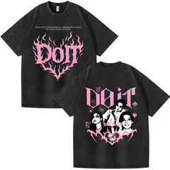 SKZ DO IT Graphic Washed T-shirt