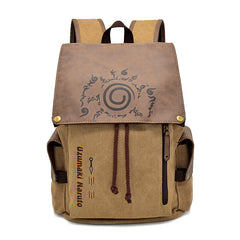 Trendy Anime Canvas Backpack