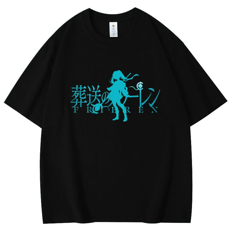 Unisex Anime Cotton Short Sleeve T-Shirt