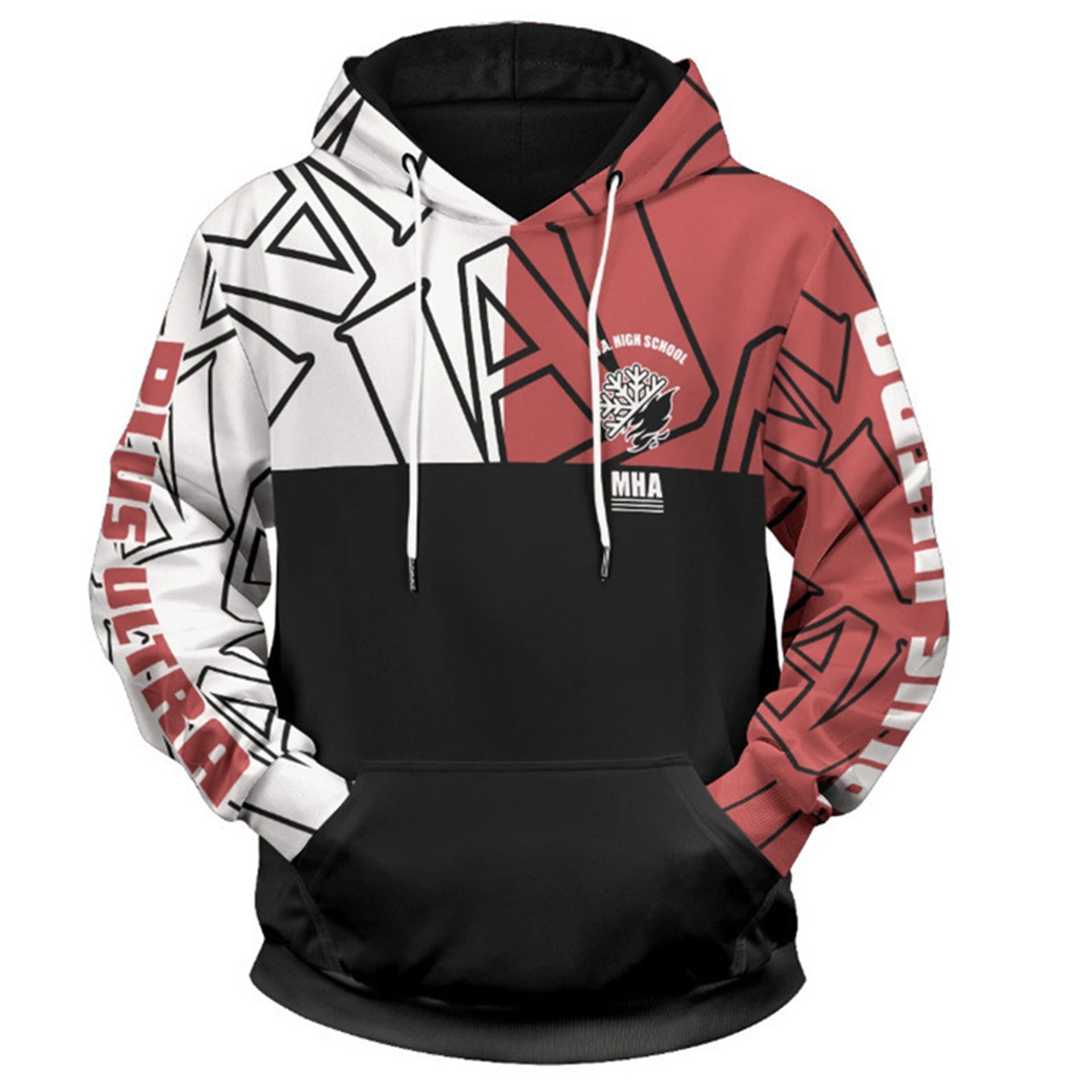 Unisex Hot Anime Digital Print Cosplay Loose Hoodie