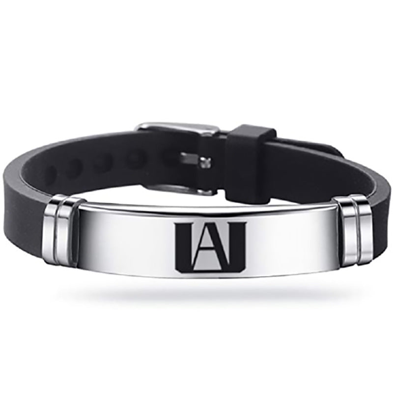 Cool Anime Logo Stainless Steel Bracelet