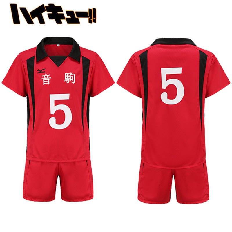 Unisex Anime Hinata Cosplay Short Sleeve Uniform