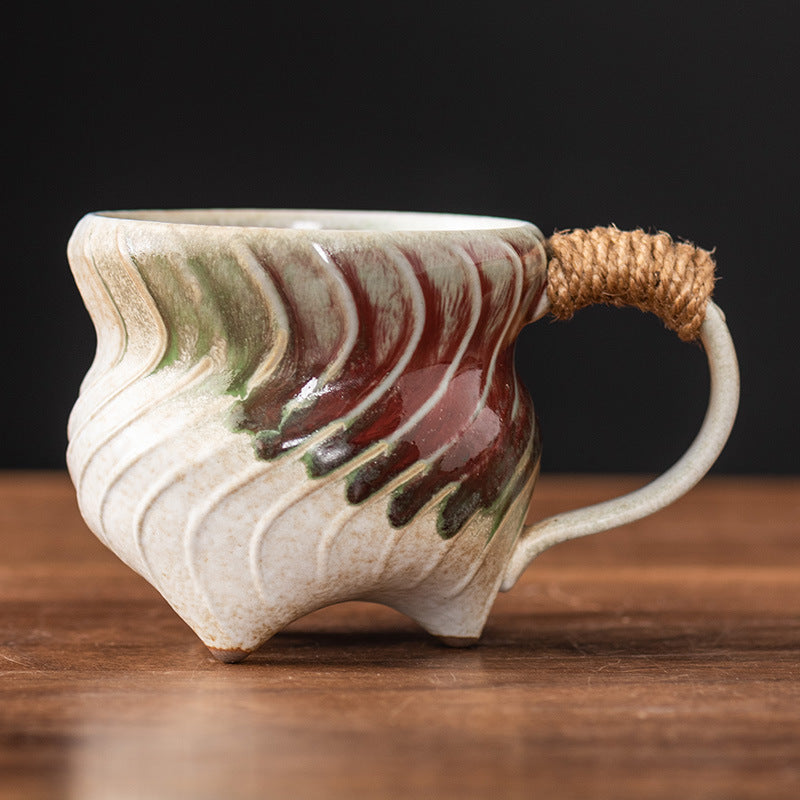 Retro Ceramic Irregular Pottery Mug