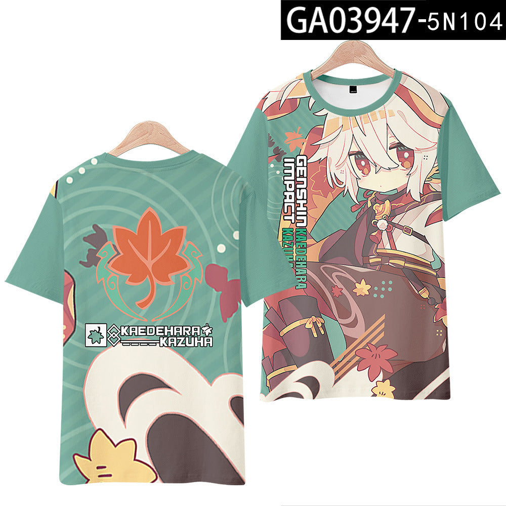 Unisex Game Cos 3d Summer Short Sleeve T-Shirt