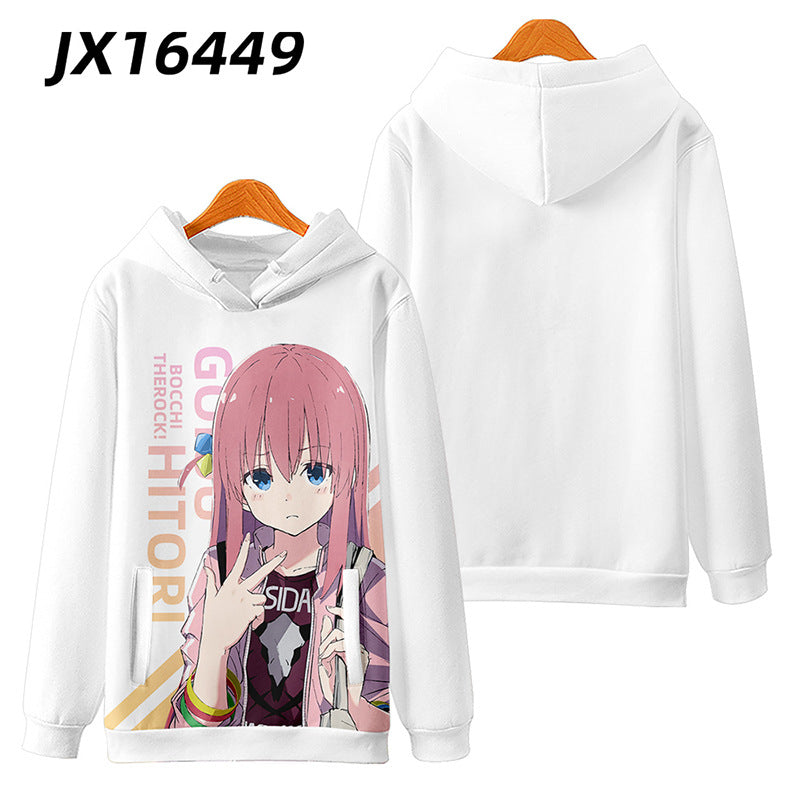 Trendy Anime Bocchi Cosplay Pullover Hoodie