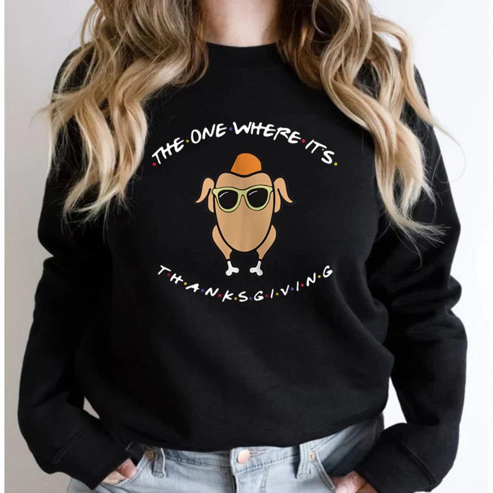 Friends Turkey The One Where It's Thanksgiving Sweatshirt