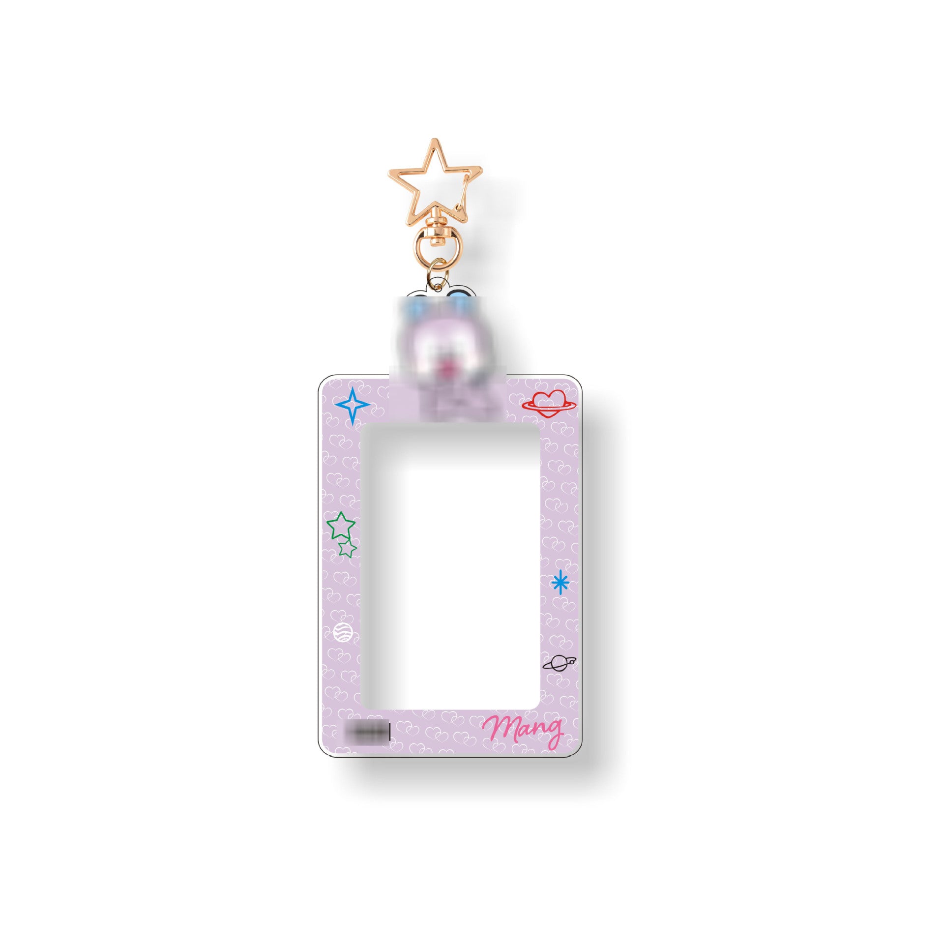 KPOP Cartoon Card Storage Pendant