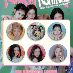 KiiiKiii "FAN CONCERT" Badge Mirror Keychain