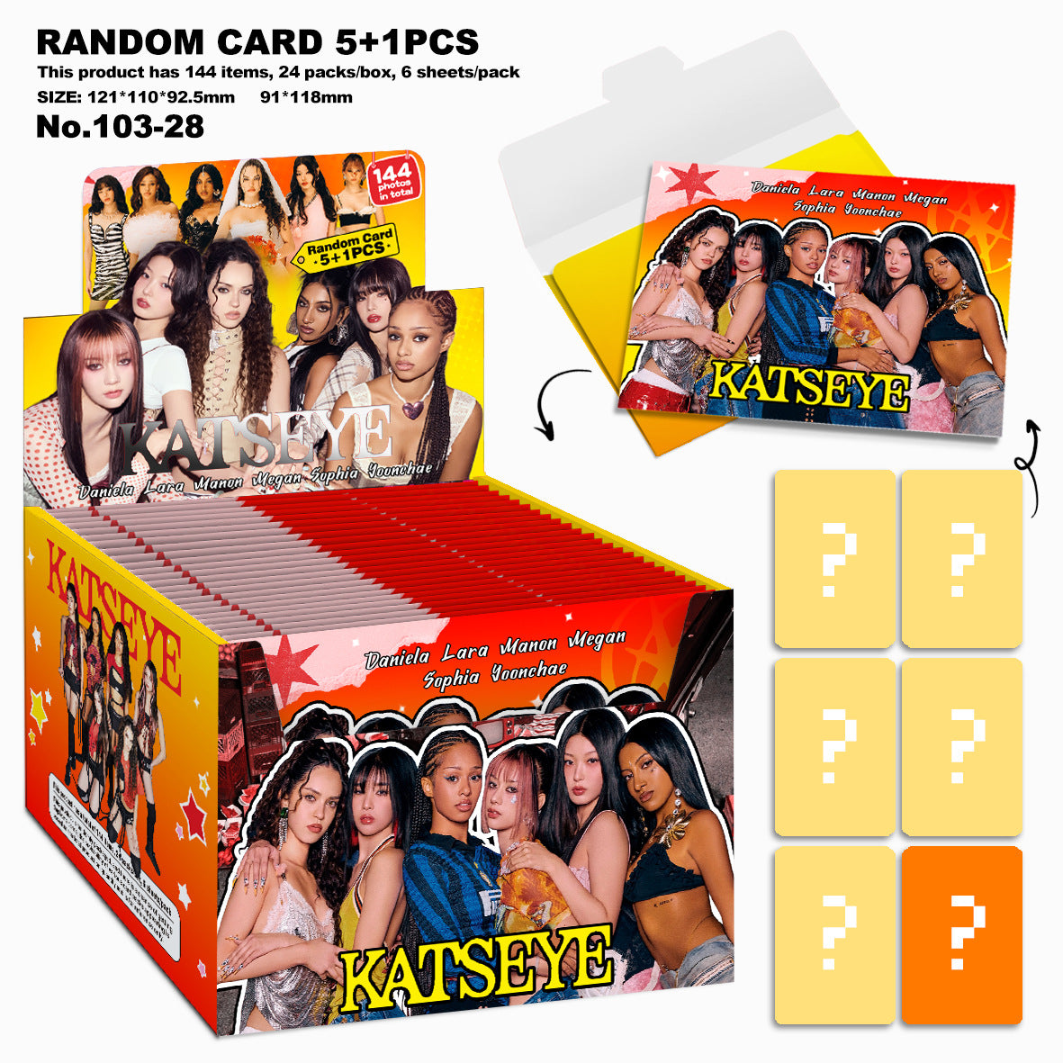 KATSEYE 5 + 1 Photocard 24packs