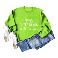 Women's Round Neck Loose Sweatshirt