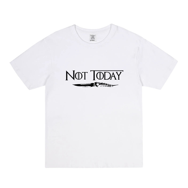 Not Today Loose Cotton Short Sleeve T-shirt
