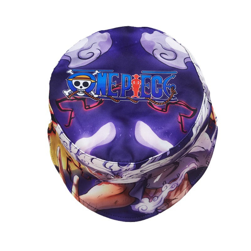 Casual Anime Printed Bucket Hat