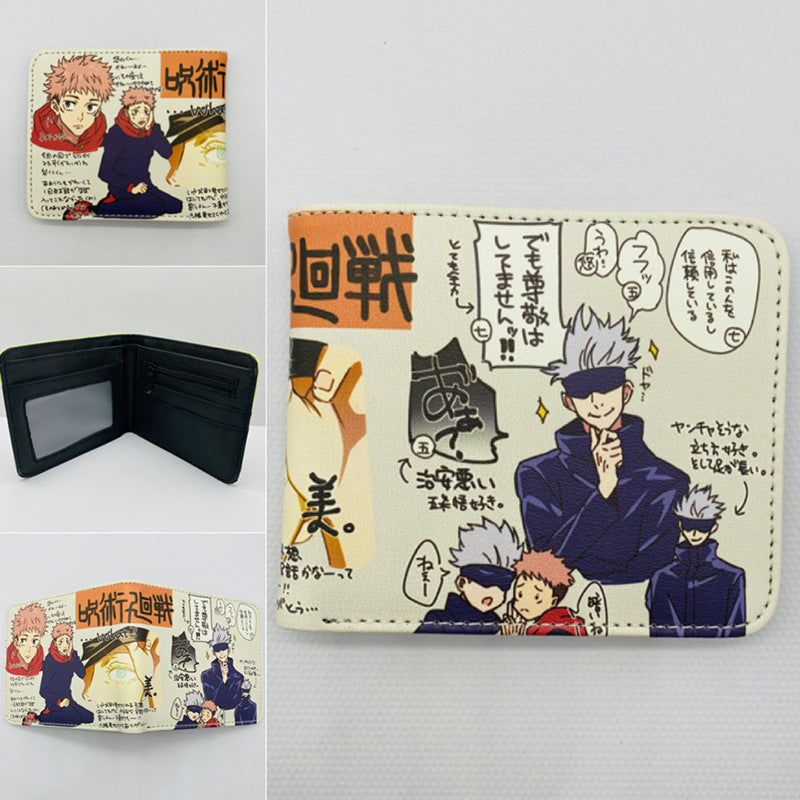 Anime PU Leather Change Bag Wallet