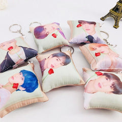 BANGTAN Mini Pillow Pendant Keychain