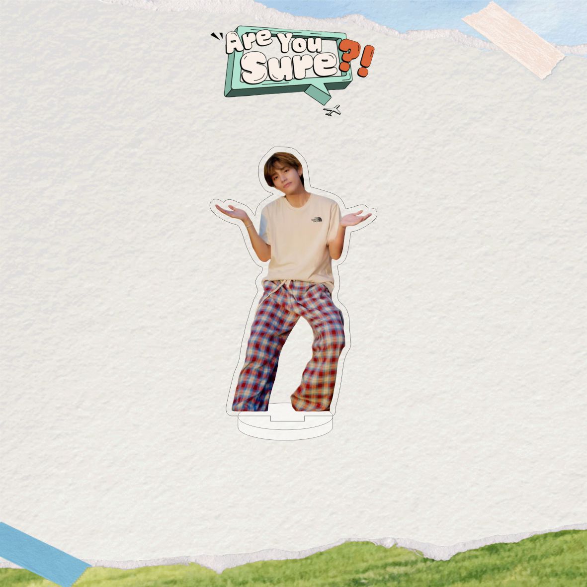 V Jung Kook Jimin Acrylic Ornament