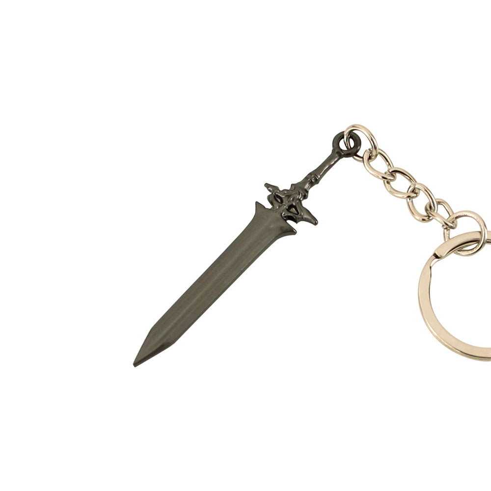 Game Mini Sword Model Keychain Pendant