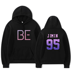 Unisex Kpop BE Printed Loose Hoodie