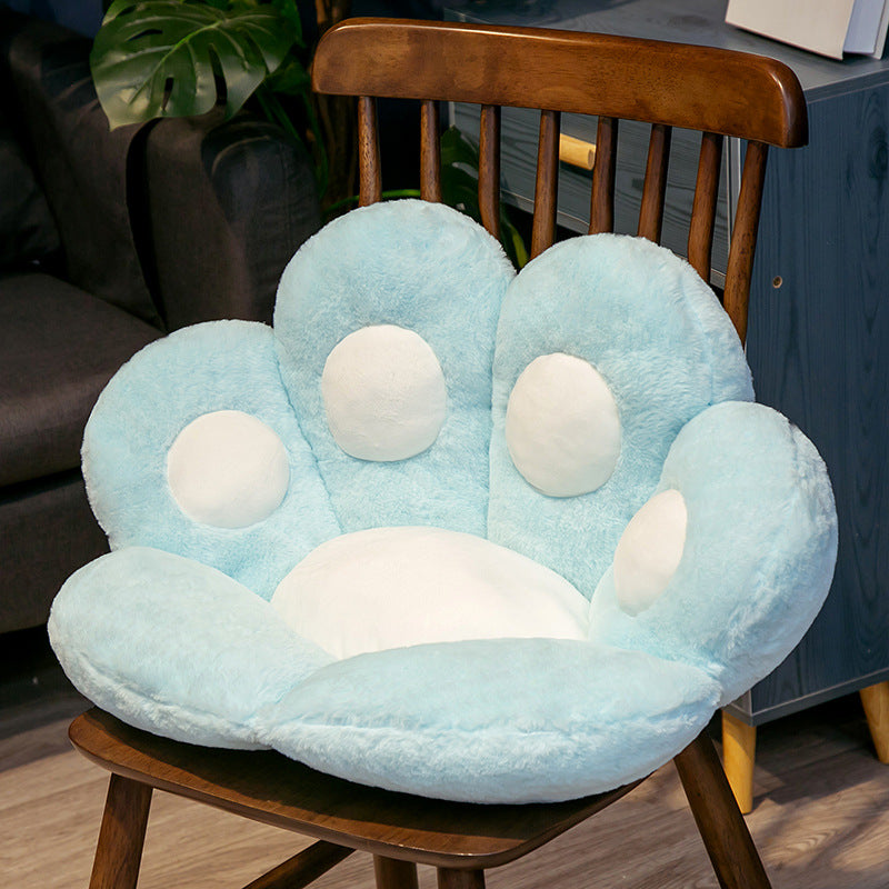 3 Different Colors Cute Cat Paw Back Pillows