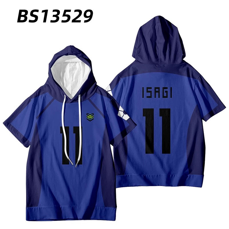 Unisex Anime Cosplay Jersey T-shirt Shorts
