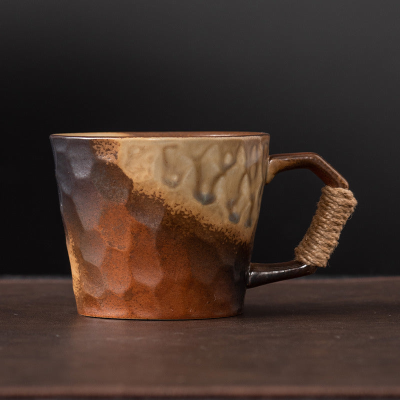 Retro Ceramic Irregular Pottery Mug