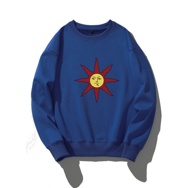 Trendy Game Crew Neck Pullover Sweashirt