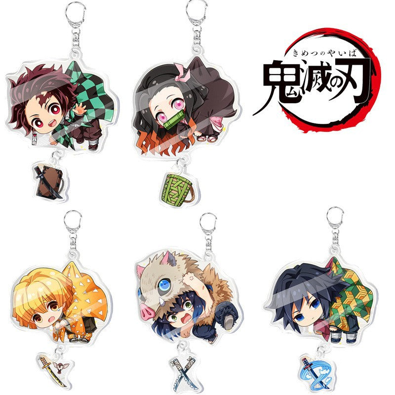 Cute Anime Figure Acrylic Keychain