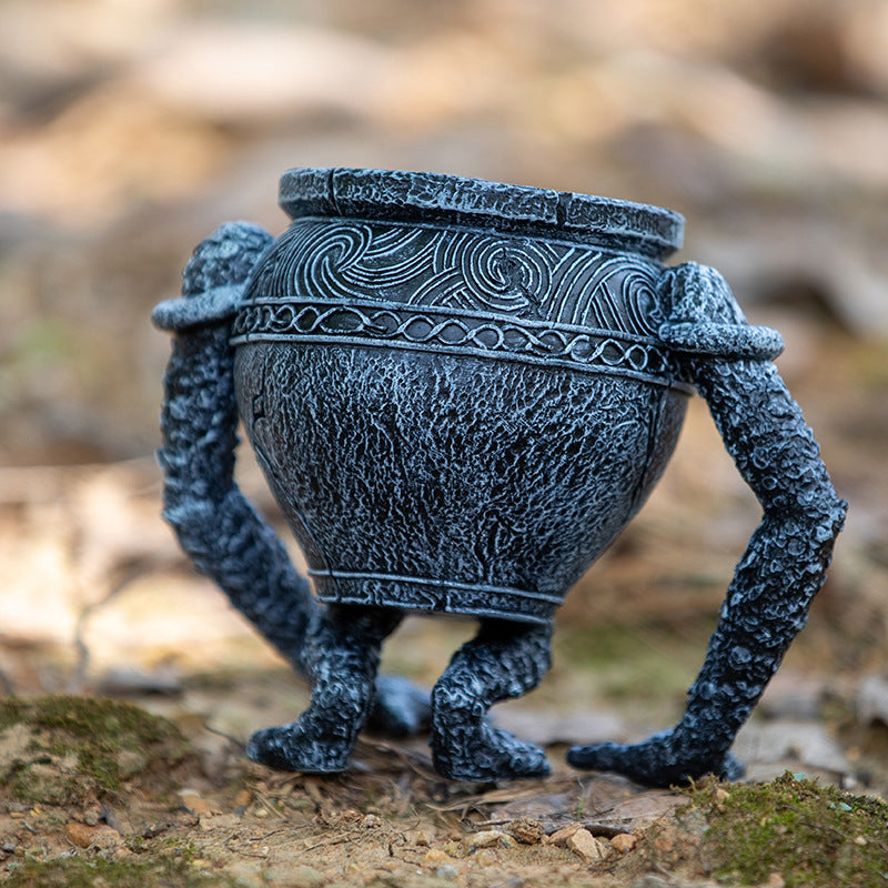 Trendy Game Warrior Pot Model Ornament