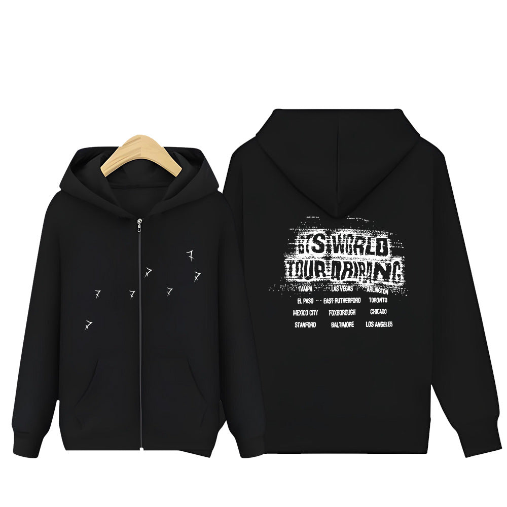 BANGTAN ARIRANG "2.0" Printed Zipper Hoodie