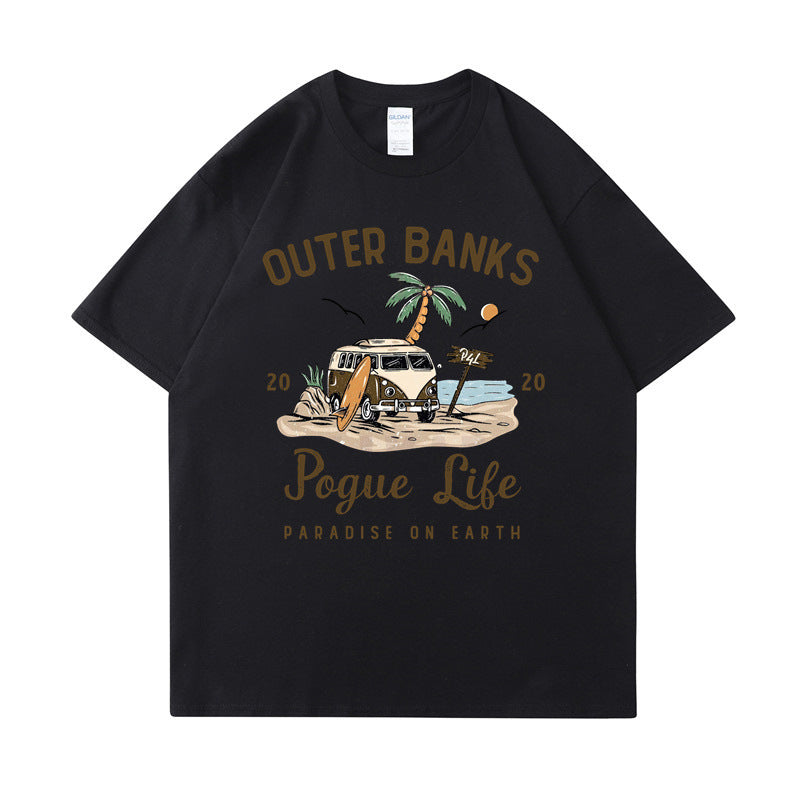 Women's TV Printed Short-sleeved T-shirt