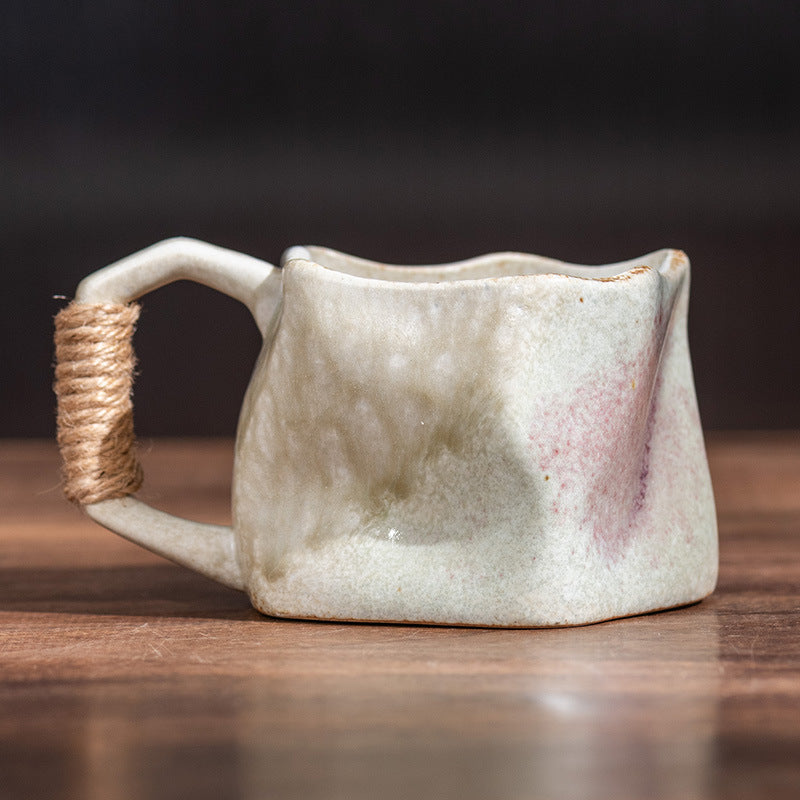 Retro Ceramic Irregular Pottery Mug