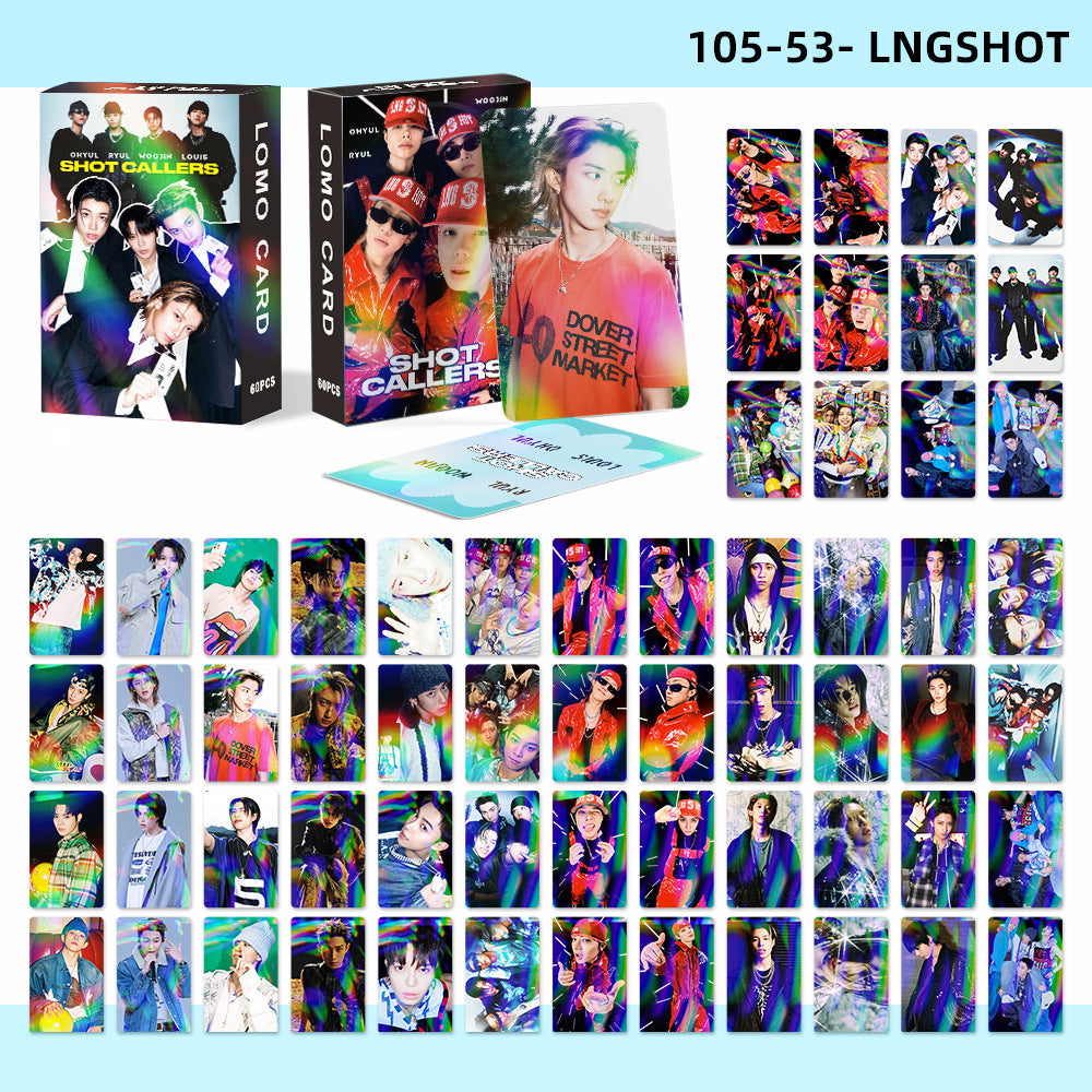 60pcs SHOT CALLERS Holographic Photocard