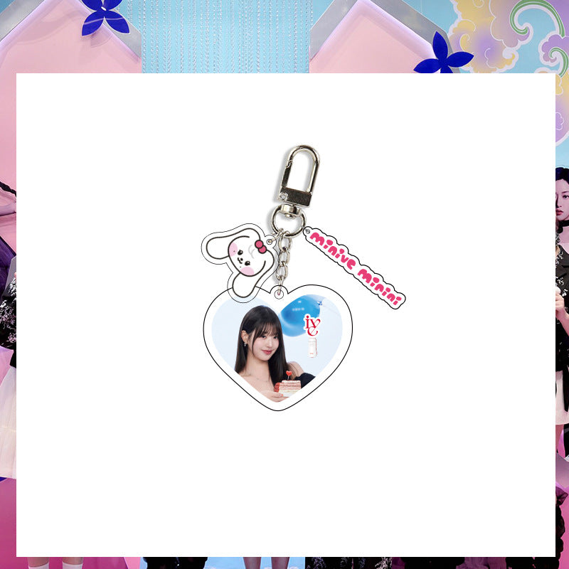 KPOP Girl Group Cartoon Acrylic Keychain