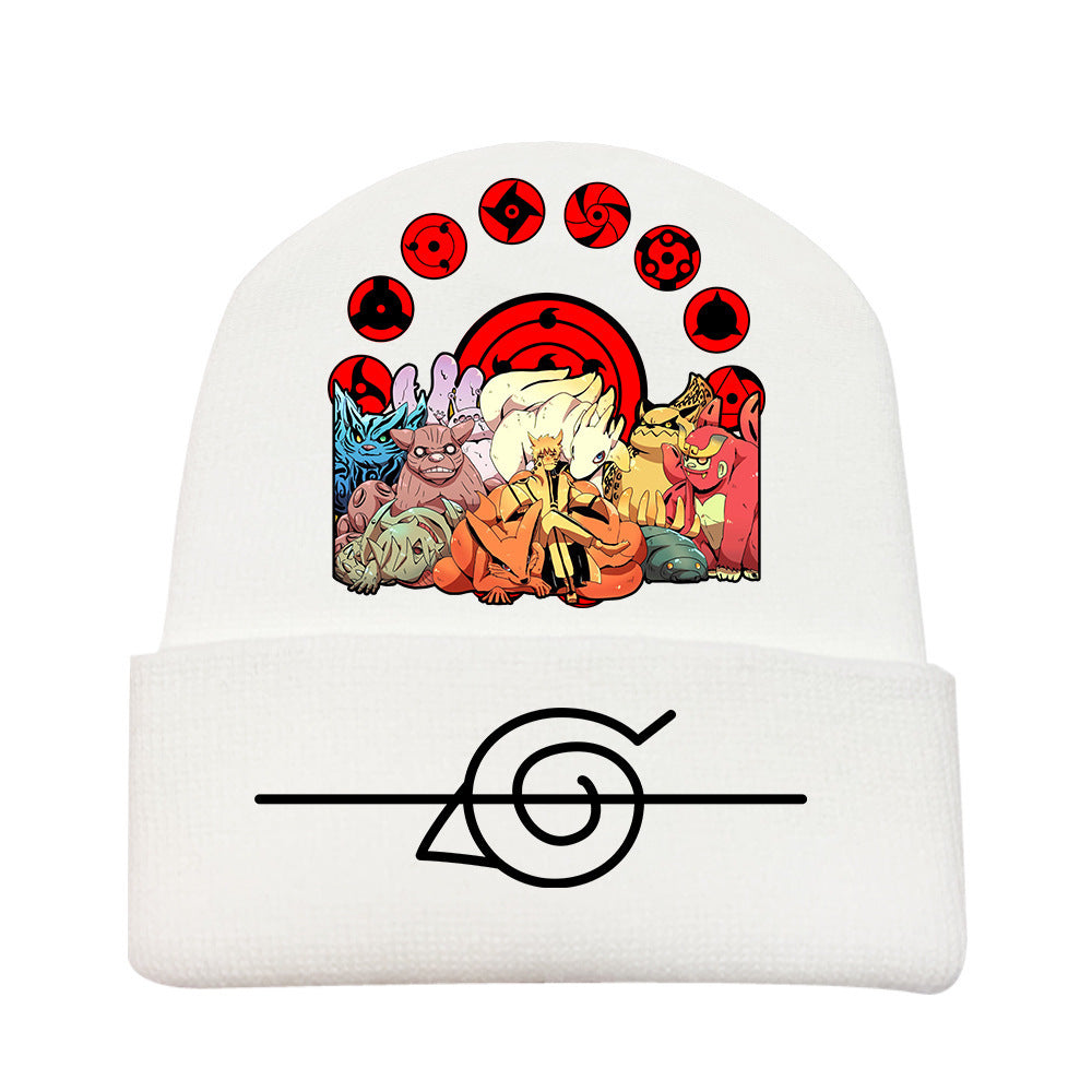 Casual Anime Printed Beanie