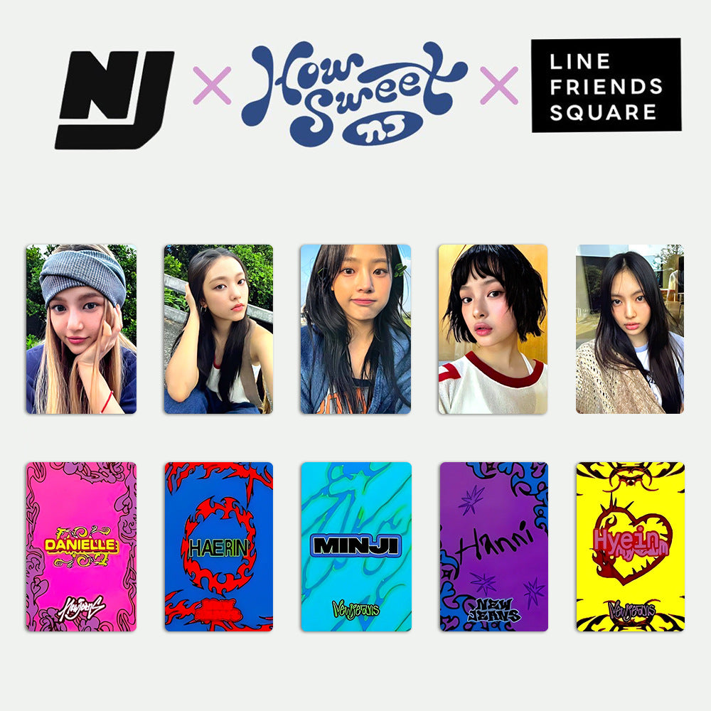 NJZ How Sweet Line Friends Photocard
