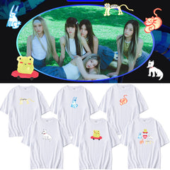 NJZ Cartoon Printed Short-sleeved T-shirt