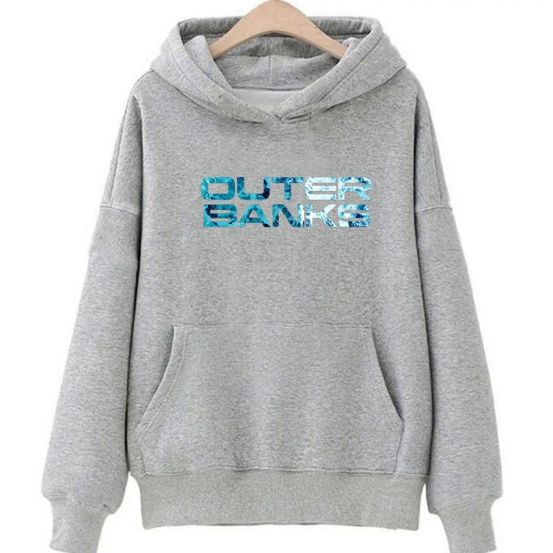 TV Pattern Printed Women's Hoodie