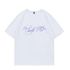 WONHEE Minju Same Round Neck Printed T-shirt