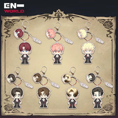 EN Cartoon Keychain Acrylic Pendant