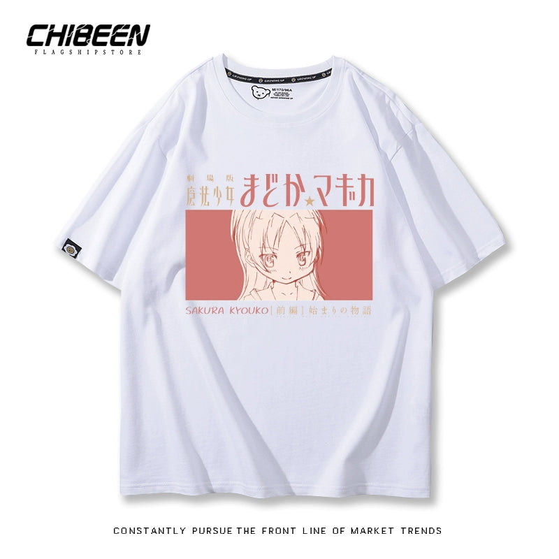 Women's Anime Print Half Sleeve T-shirt