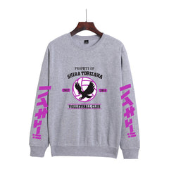 Casual Volleyball High School Crew Neck Sweatshirt