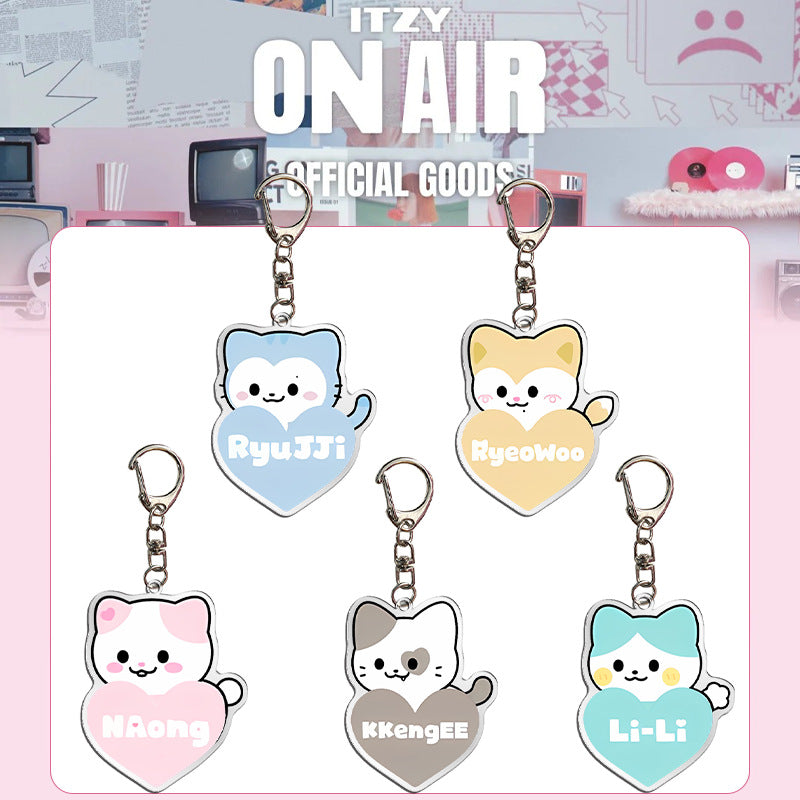 KPOP "ON AIR" Acrylic Keychain Pendant