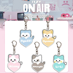 KPOP "ON AIR" Acrylic Keychain Pendant